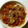 ばぁんすあん's cooksnap of when they made お弁当のおかず簡単豚肉の炒め物.