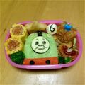 もともとりあこ's cooksnap of when they made キャラ弁☆パーシー（機関車トーマス）♪.