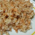 ゆかタケ's cooksnap of when they made 香ばし～ぃ★簡単！旨々鮭チャーハン.