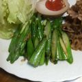 サーフブレイド's cooksnap of when they made アスパラガスの塩麹炒め.
