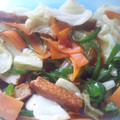 jiya's cooksnap of when they made キャベツとさつま揚げのピリ辛炒め.