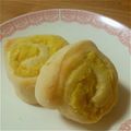 くぅさま's cooksnap of when they made 簡単レンジ発酵！ゴマとさつまいものパン♪.