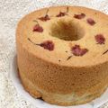 ♂ビｰバス♀'s cooksnap of when they made ノンオイル_桜シフォンケーキ.