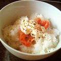 たんたん　's cooksnap of when they made ♡美味しいご飯の食べ方♡明太マヨ♡.