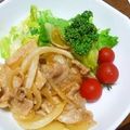 ポキコちゃん's cooksnap of when they made 豚肉と玉ねぎの生姜焼き.