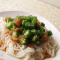 yunti3's cooksnap of when they made おくら梅そうめん.