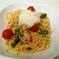 ちろとみ's cooksnap of when they made めんつゆ＊ツナと水菜の和風パスタ.