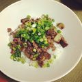 やまぷん's cooksnap of when they made ピリ辛*茄子の挽き肉炒め*丼にも~.