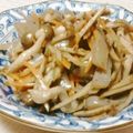 QPはにー's cooksnap of when they made 定番のきんぴらごぼう～しめじ入り～.