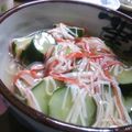 くるん♪'s cooksnap of when they made 温でも冷でも！大きなきゅうりのカニカマ煮.