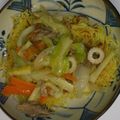 chicao's cooksnap of when they made 市販塩焼きそばde簡単！五目かた焼きそば.