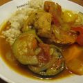ぷーすかふぇ's cooksnap of when they made ズッキーニと塩麹鶏のトマトカレー♪.