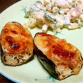 Yuzuksc's cooksnap of when they made パパッと一品☆ピザ茄子.