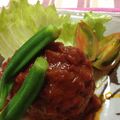 マルルル's cooksnap of when they made ストウブ de トマト煮込みハンバーグ.