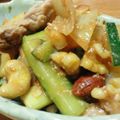 chama lynn's cooksnap of when they made ズッキーニと豚肉のカシューナッツ味噌炒め.