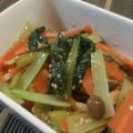 メッシ☆メッシ's cooksnap of when they made 小松菜と人参のナムル★.