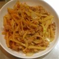 葛レク's cooksnap of when they made 新じゃがのザーサイ炒め.