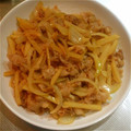 葛レク's cooksnap of when they made 新じゃがのザーサイ炒め.
