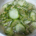 vegetation's cooksnap of when they made さっぱりおいしい☆きゅうりの酢のもの.