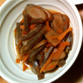 ツインズ♀ママ's cooksnap of when they made ごぼうとこんにゃくとにんじんの煮物.