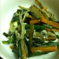 ubusuke's cooksnap of when they made ニラとゴボウの柳川風.