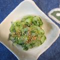 yobibaa's cooksnap of when they made きゅうりの梅酢和え☆.