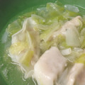 ゆりまる2011's cooksnap of when they made ギョウザdeはるさめ中華スープ.