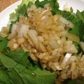 パフェうさこ☆'s cooksnap of when they made ルッコラのサラダ　玉ねぎドレッシング.