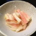 popet's cooksnap of when they made スイカの皮ときゅうりの梅和えるだけ.
