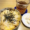 クックズボラ飯☆'s cooksnap of when they made お父ちゃんの油あげ＆玉ねぎで玉子丼♪.