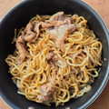 鈴木美花's cooksnap of when they made 130 円豚ひき肉ともやし焼きそば.