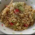 niko_'s cooksnap of when they made 簡単☆カニカマレタス炒飯.