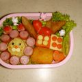 cocoroママン's cooksnap of when they made ポン・デ・ライオン　キャラ弁♪.