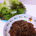 蒼ウサギまま's cooksnap of when they made コク旨！豚肉マヨ炒めのサニーレタス巻き.