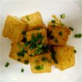 ぷーちゃんだいすき's cooksnap of when they made 焼き木綿豆腐。カレー味！.