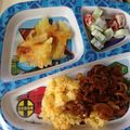 beatkun's cooksnap of when they made ハヤシライスに♪サフラン風味人参ピラフ.