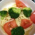 yeum's cooksnap of when they made トマトの冷製パスタ☆子供と2人ご飯☆.