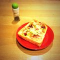 ☆ゆたんぽ☆'s cooksnap of when they made 簡単☆ピザトースト.