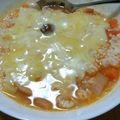 もんち１６５'s cooksnap of when they made トマト雑炊。ミネストローネ・リメイク.