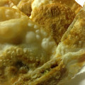 みぴたん's cooksnap of when they made 《包丁いらず》子供と作る★餃子皮でサモサ.