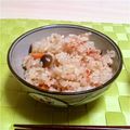 ちかぴん！！'s cooksnap of when they made 焼鮭の釜飯風炊き込みご飯.