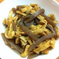 bobomya's cooksnap of when they made 油あげとこんにゃくのきんぴら.