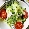 yuraり's cooksnap of when they made 鶏ささみのお茶の葉サラダ.