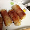 ask7280's cooksnap of when they made お弁当に！チーちくベーコン巻き.