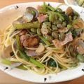 トト☆ポン仔's cooksnap of when they made 小松菜とあさりのパスタ.
