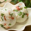 yukanosuke's cooksnap of when they made ランチに☆しそベーコンおにぎり.