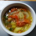 ごじひめ's cooksnap of when they made ほっとおいしい☆セロリとベーコンのスープ.