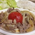 ゆうミント's cooksnap of when they made 焼きトマトでシンプルポークソテー　.