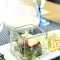 もぇちん's cooksnap of when they made ゴマ油が決め手！カニカマとわかめの酢の物.