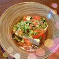 原成美's cooksnap of when they made 美味！ねぎドレッシングでトマト冷奴♪.